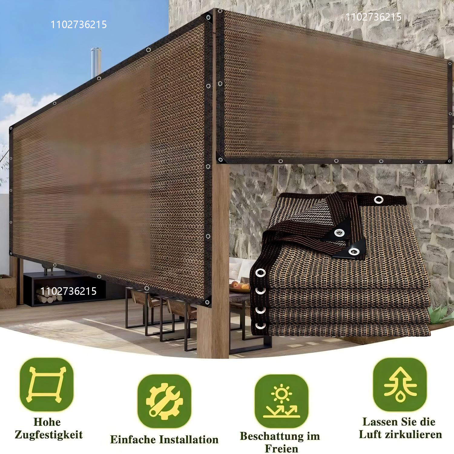 Outdoor Furniture Hdpe - شبكة تظليل للحدائق الخارجية، مظلة للشرفات،