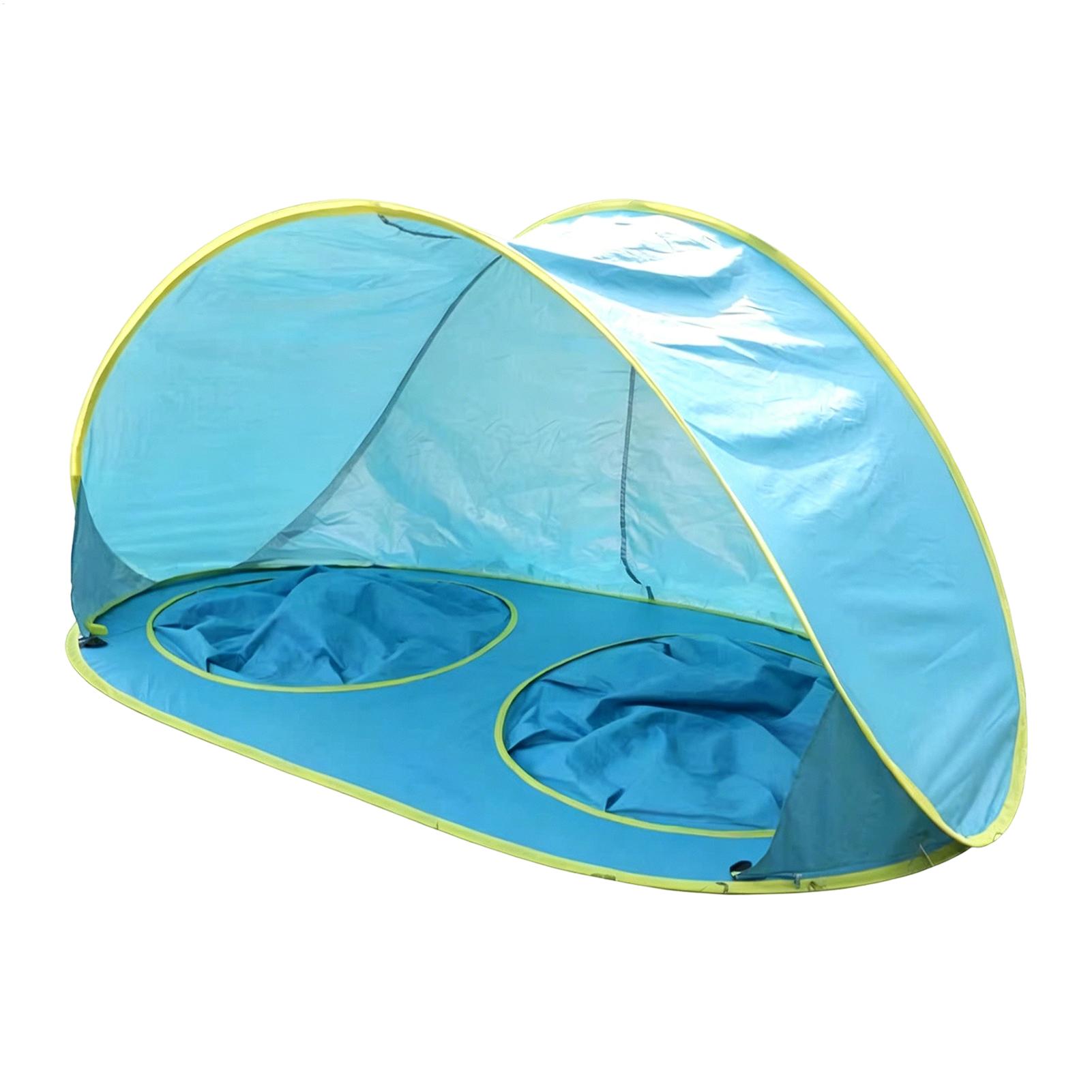 Sun Sail Shade - خيمة شاطئية للأطفال مع حوض سباحة،