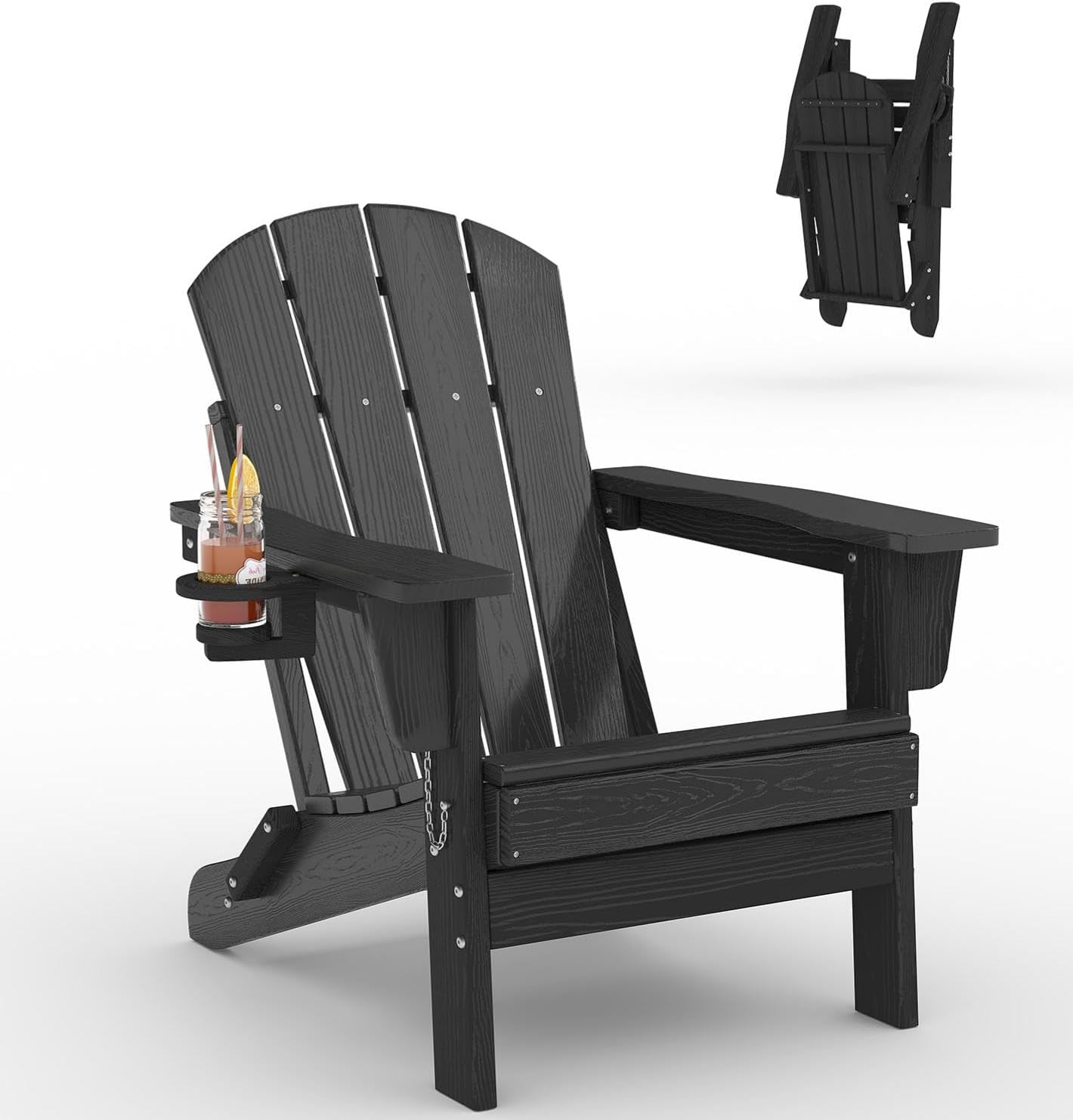 Outdoor Furniture Hdpe - كرسي أديرونداك قابل للطي من البلاستيك