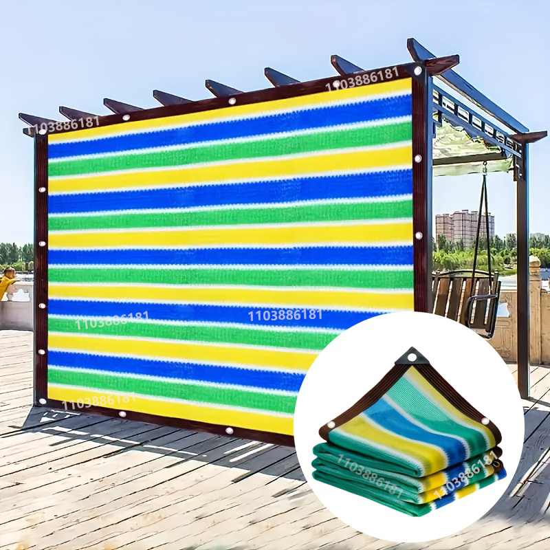 Outdoor Furniture Hdpe - شبكة تظليل متعددة الألوان للحدائق الخارجية،