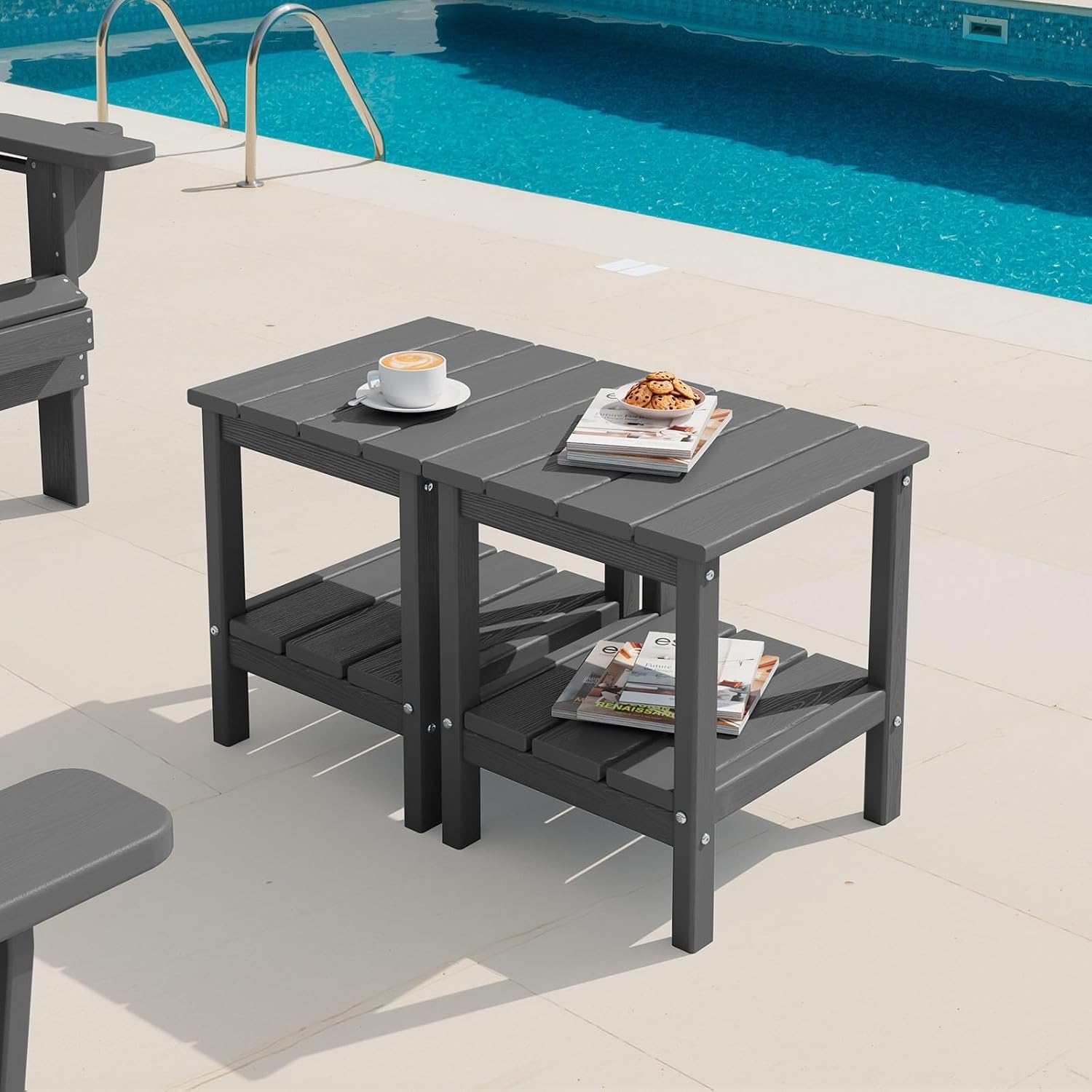 Outdoor Furniture Hdpe - طاولة جانبية خارجية من البولي إيثيلين