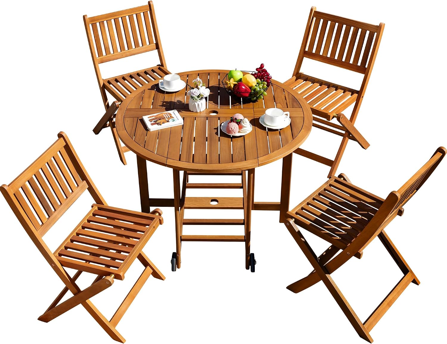 Outdoor Furniture Dining Set - طقم أثاث طعام خارجي من 5