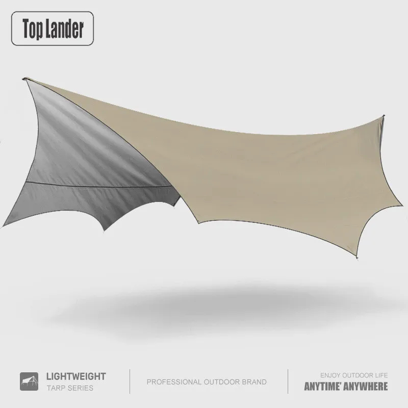 Sun Sail Shade - مثمن 5.1x5.1 متر قماش القنب الكبير