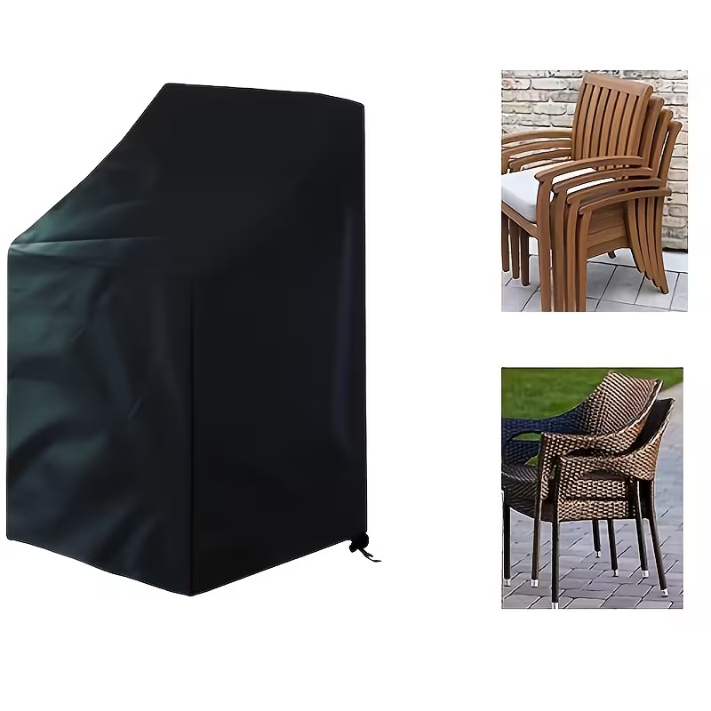 Outdoor Furniture Cover - غطاء كرسي خارجي متين قابل للتكديس،