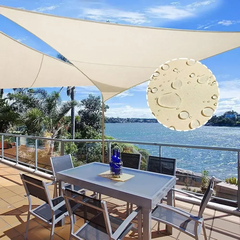 Sun Sail Shade - مظلة شمسية مقاومة للماء، مقاس 10'×10'×10'
