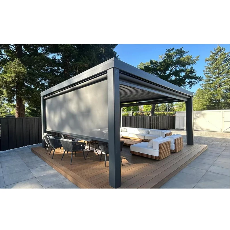 Outdoor Furniture Gazebo - # مظلة حديقة قابلة للسحب 6×6
