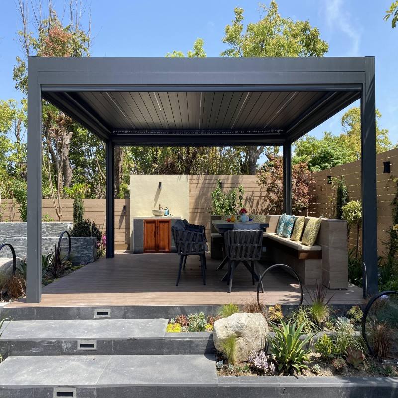 شرفة فاخرة من سبائك الألومنيوم - مراجعة Outdoor Furniture Gazebo وسعره