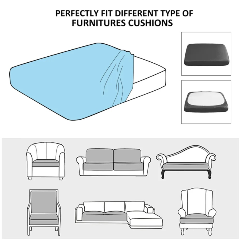 أغطية وسائد أريكة مرنة مقاومة  - مراجعة Outdoor Furniture No Cushions وسعره