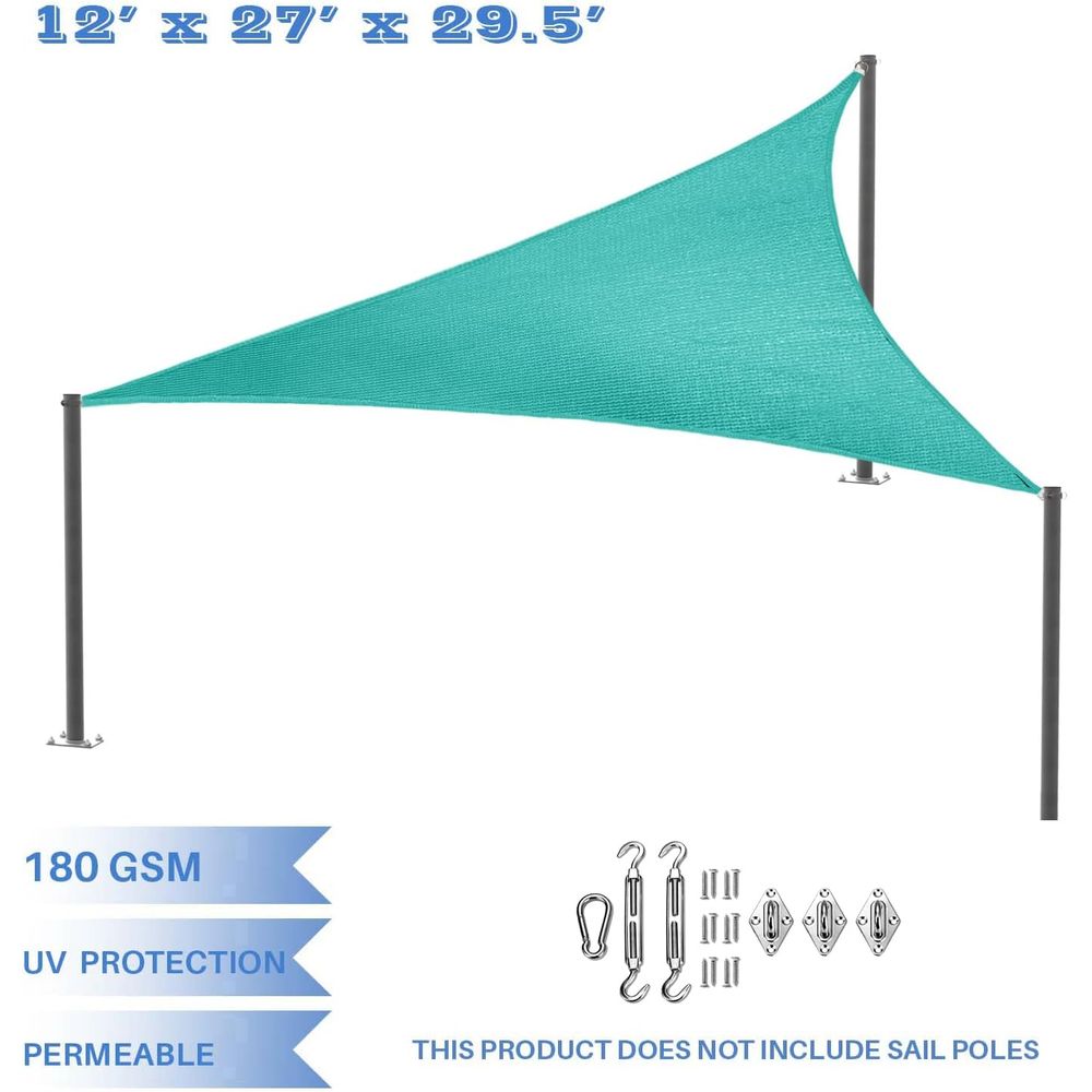 مظلة شمسية 12' × 27' × 30' مع  - مراجعة Sun Sail Shade وسعره
