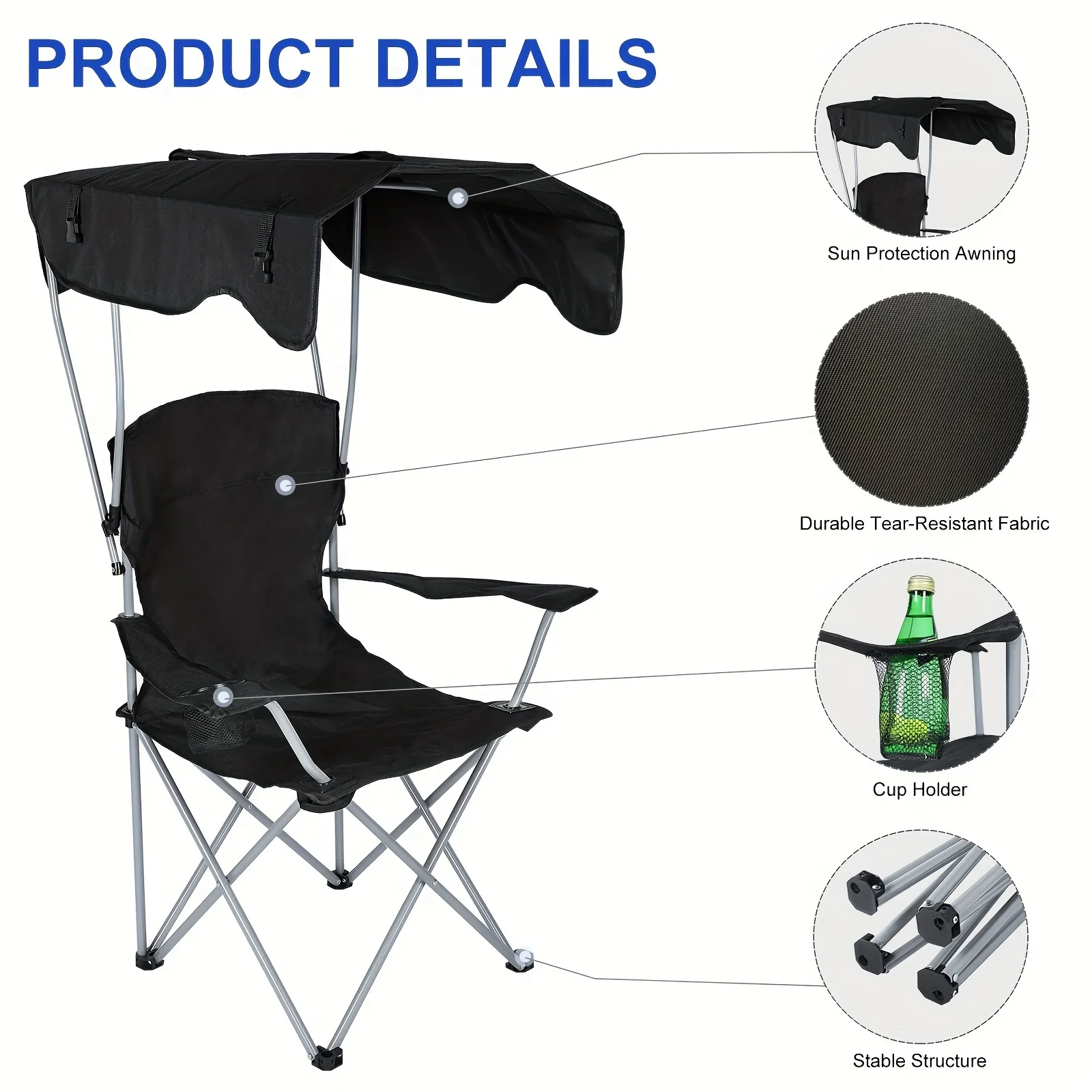 كرسي صالة مظلة مع حامل ، مظلة  - مراجعة Outdoor Furniture Diy Plans وسعره