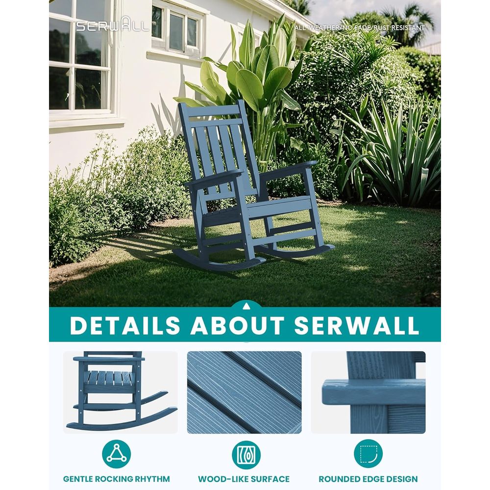 مجموعة من كرسيين هزازين كبيرين - مراجعة Outdoor Furniture Hdpe وسعره