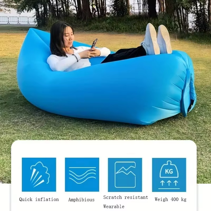 أريكة تخييم قابلة للنفخ محمولة - مراجعة Outdoor Furniture Lounge Set وسعره