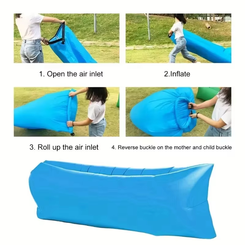 أريكة تخييم قابلة للنفخ محمولة - مراجعة Outdoor Furniture Lounge Set وسعره