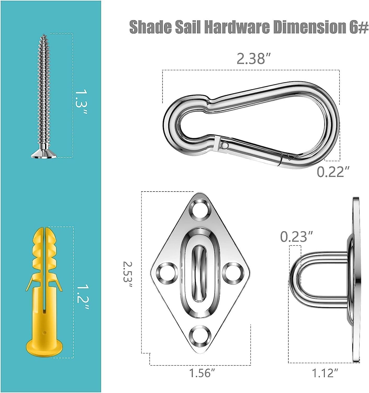 مجموعة كايوي من حبال الفولاذ ا - مراجعة Sun Sail Shade وسعره