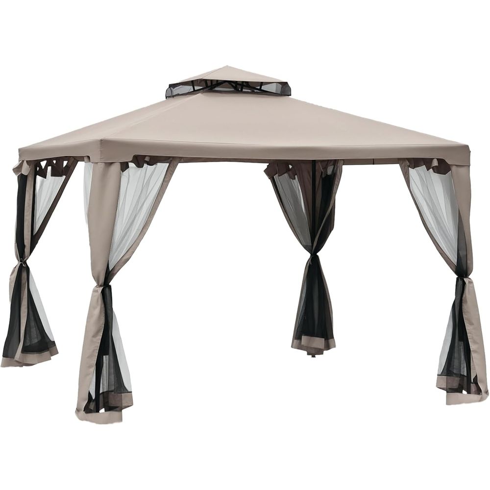 جازيبو للفناء الخارجي مقاس 9.6 - مراجعة Outdoor Furniture Gazebo وسعره