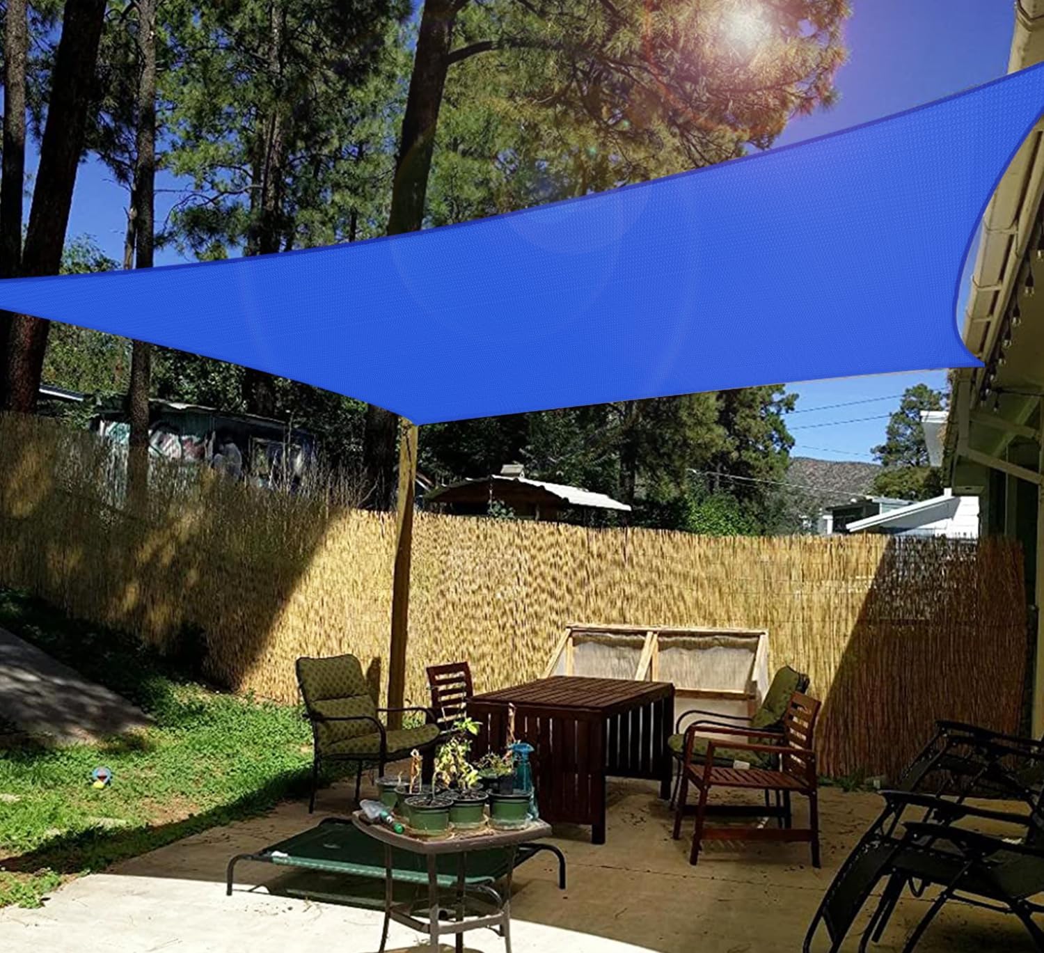 مظلة شمسية مستطيلة الشكل 10' × - مراجعة Outdoor Furniture Hdpe وسعره