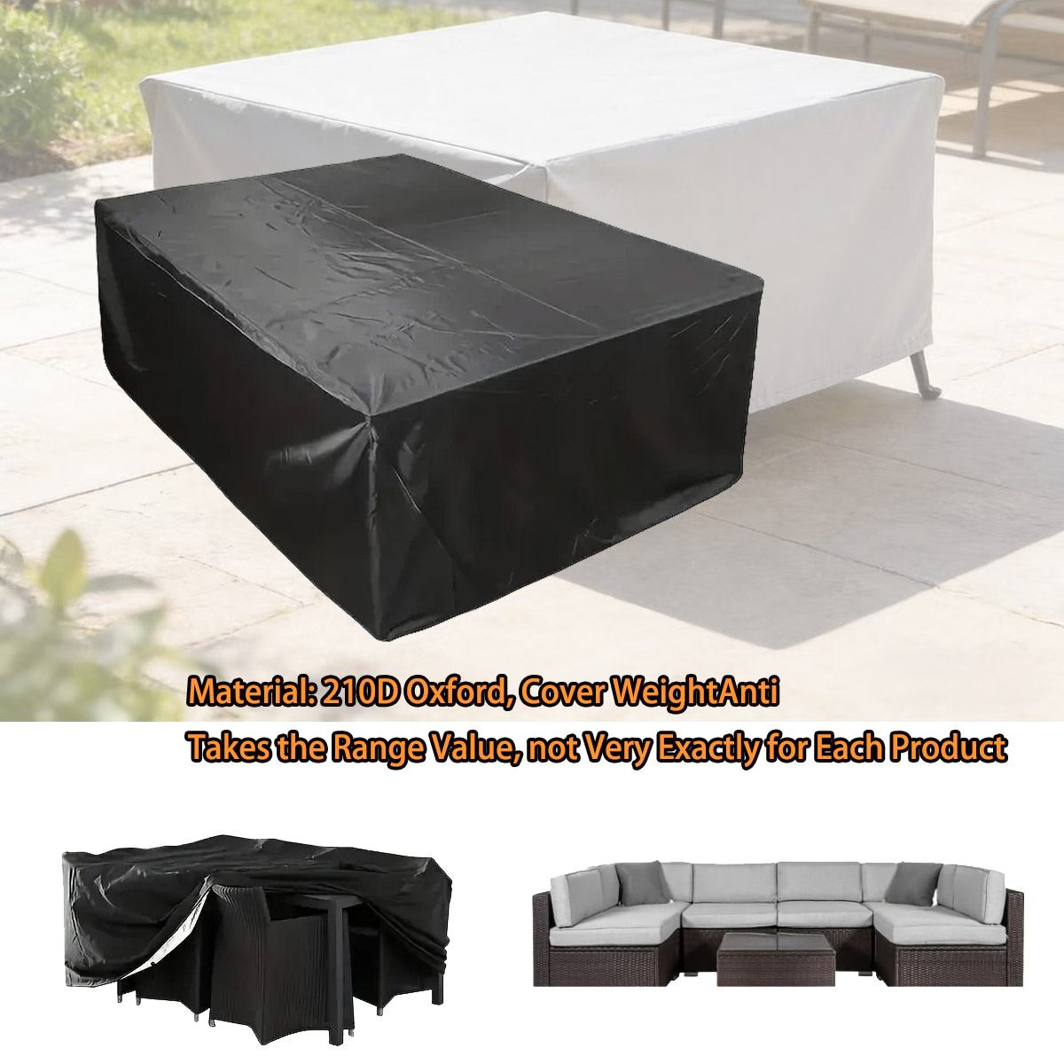 غطاء أثاث خارجي بـ 600 حجم مخت - مراجعة Outdoor Furniture Cover وسعره