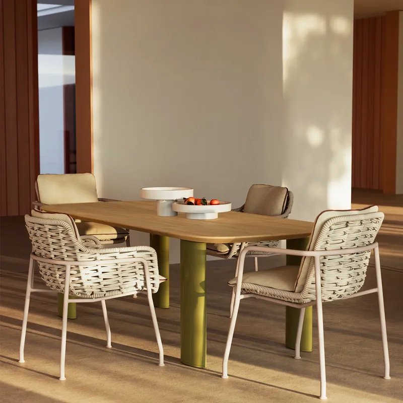 طقم طاولة وكراسي طعام خارجية م - مراجعة Outdoor Furniture Dining Set وسعره