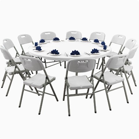1.8 طاولة طعام مستديرة قابلة ل - مراجعة Outdoor Furniture Types وسعره