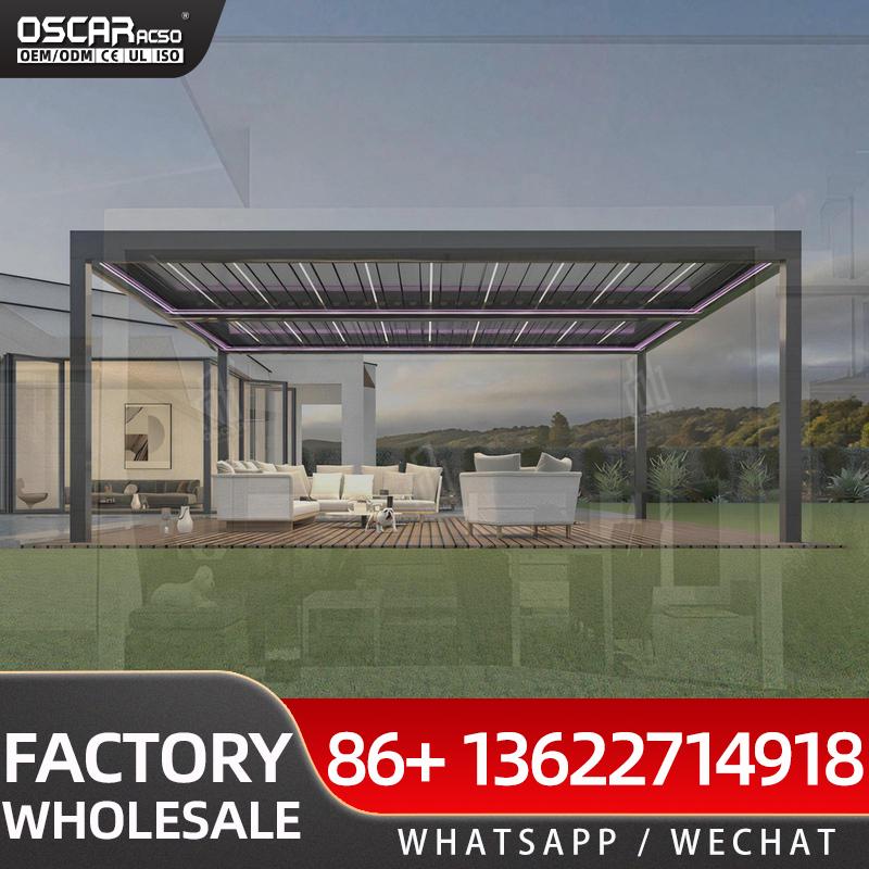 عريشة سقف ثابتة فاخرة من الألو - مراجعة Outdoor Furniture Gazebo وسعره