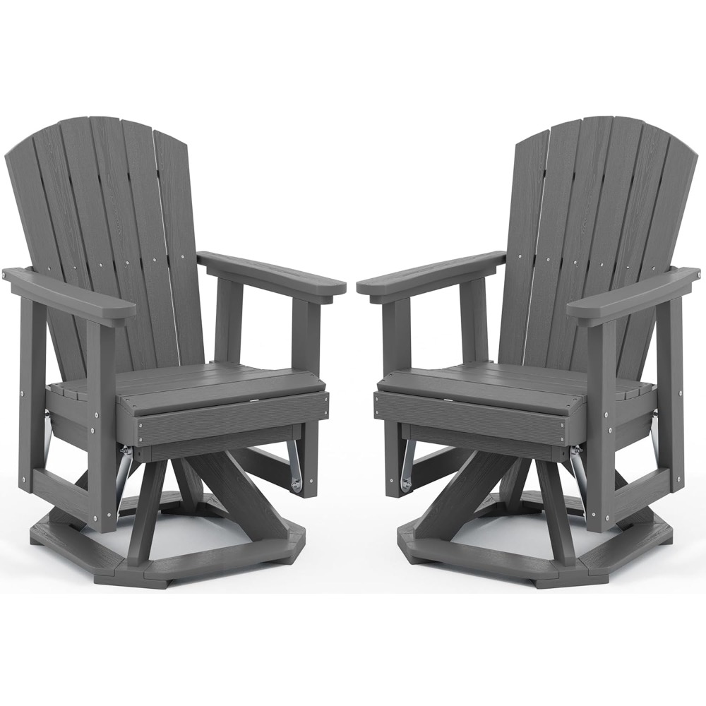 كرسي أديرونداك الدوار المتحرك، - مراجعة Outdoor Furniture Hdpe وسعره