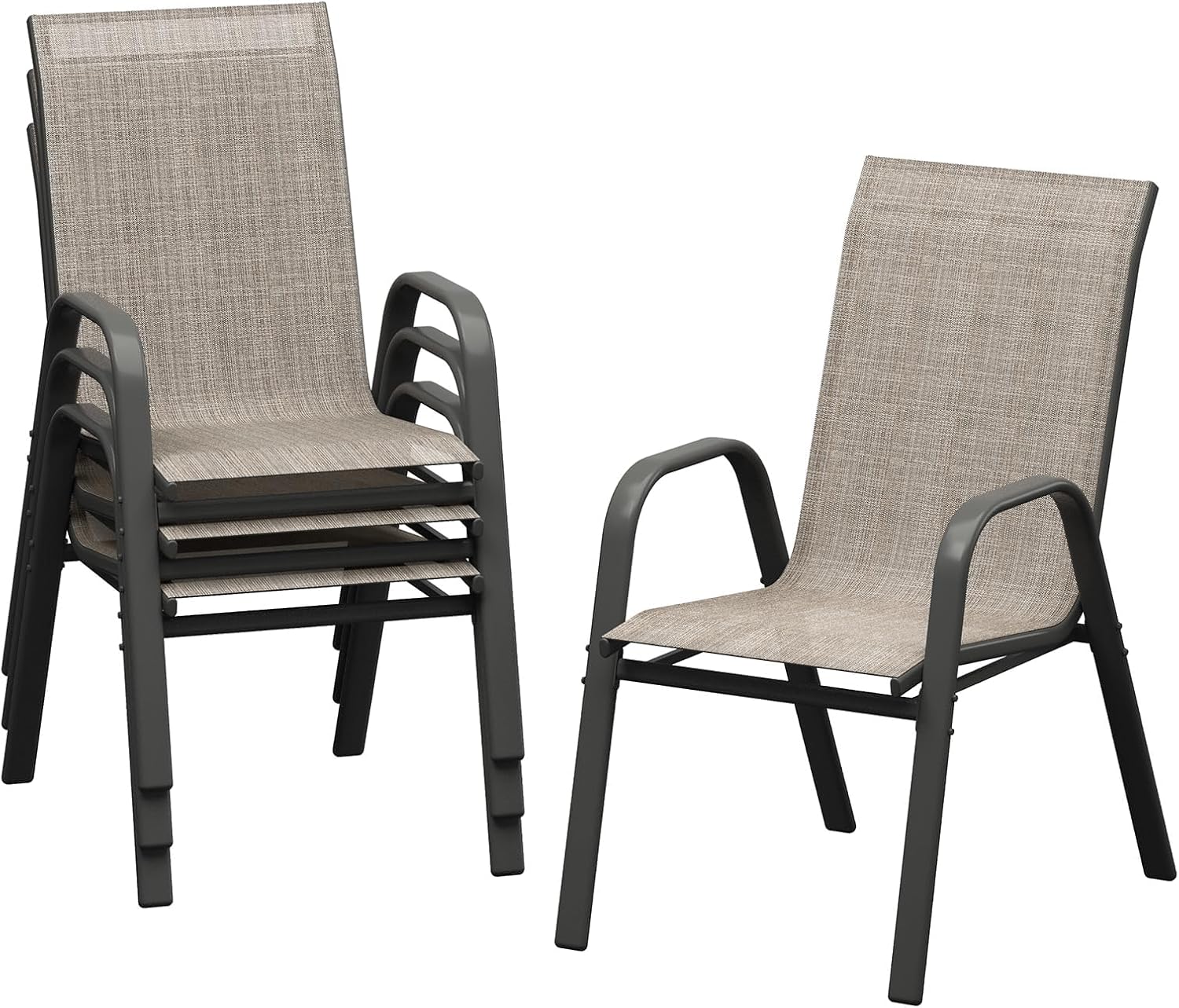مجموعة من 4 كراسي طعام للفناء، - مراجعة Outdoor Furniture Dining Set وسعره
