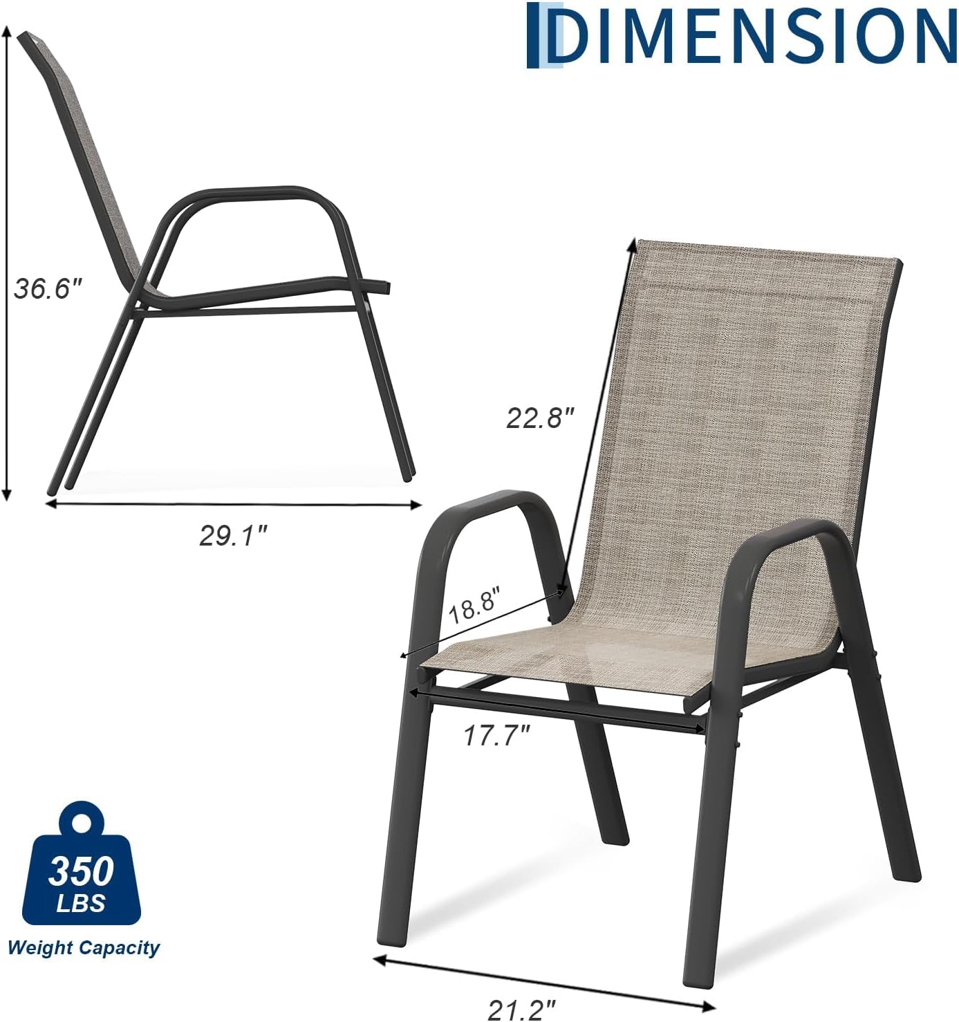 مجموعة من 4 كراسي طعام للفناء، - مراجعة Outdoor Furniture Dining Set وسعره