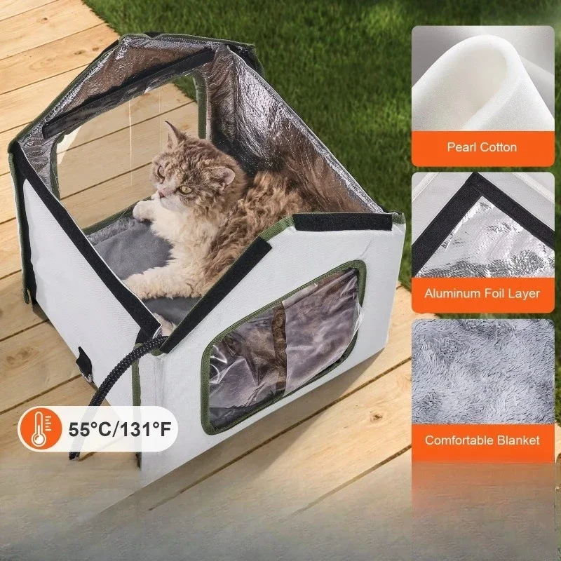 بيت قطط أخضر مرتفع على شكل حرف - مراجعة Outdoor Furniture Types وسعره