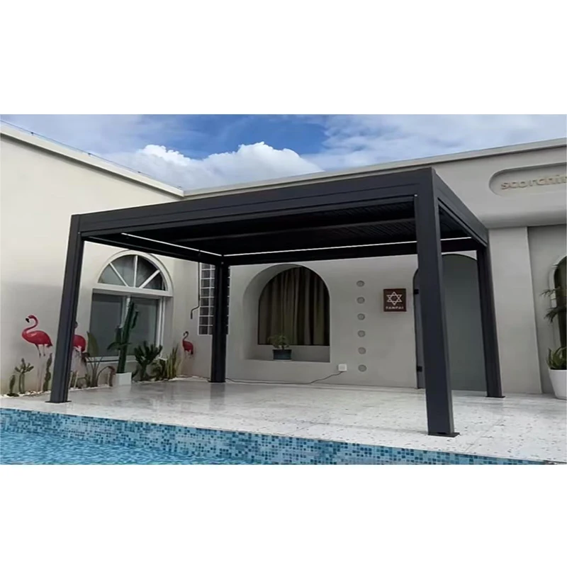 #   مظلة حديقة قابلة للسحب 6×6 - مراجعة Outdoor Furniture Gazebo وسعره
