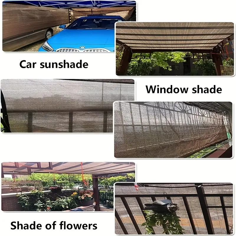قماش تظليل بني من البولي إيثيل - مراجعة Outdoor Furniture Hdpe وسعره