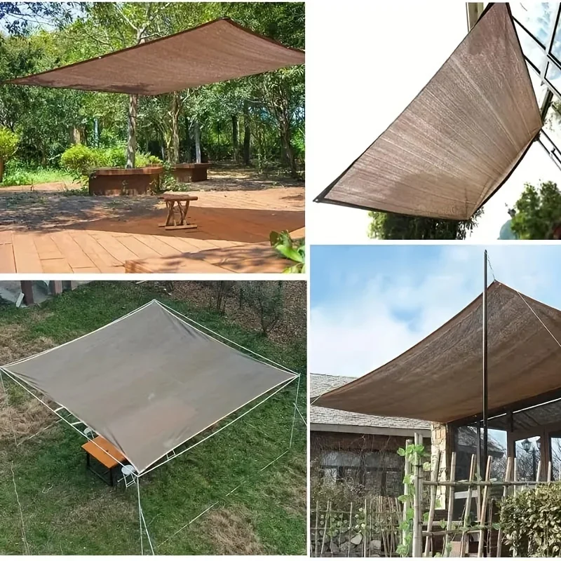 قماش تظليل بني من البولي إيثيل - مراجعة Outdoor Furniture Hdpe وسعره